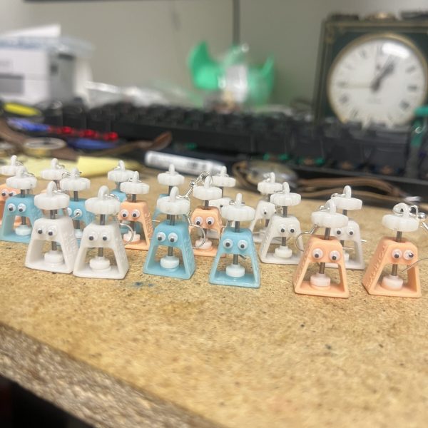 Mr. Bench Press Earrings