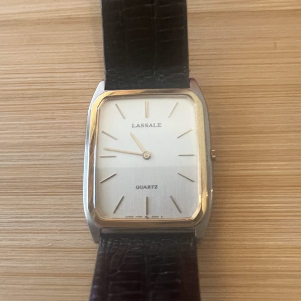 Lassale Men’s Vintage Quartz Tank dress watch ref 7750-5459