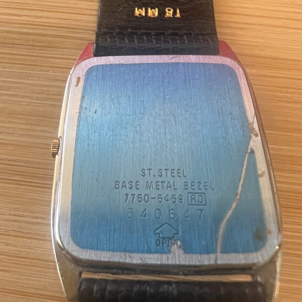Lassale Men’s Vintage Quartz Tank dress watch ref 7750-5459 - Image 3