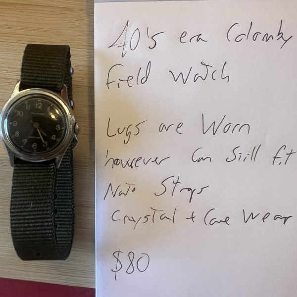 Colomby Men’s War Era Windup Mechanical Field Watch - Image 6