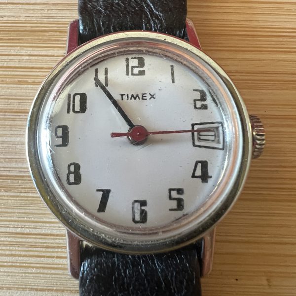 Timex ladies mechanical petite calendar watch