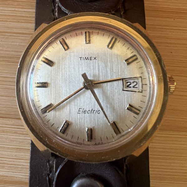 1971 Timex Electric men’s with cuff strap