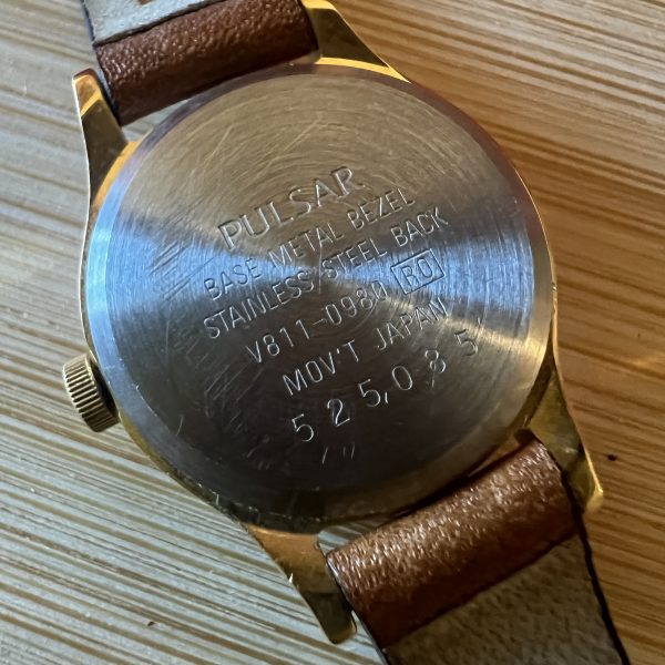 Pulsar small ladies quartz dress watch ref v811-0980 - Image 3