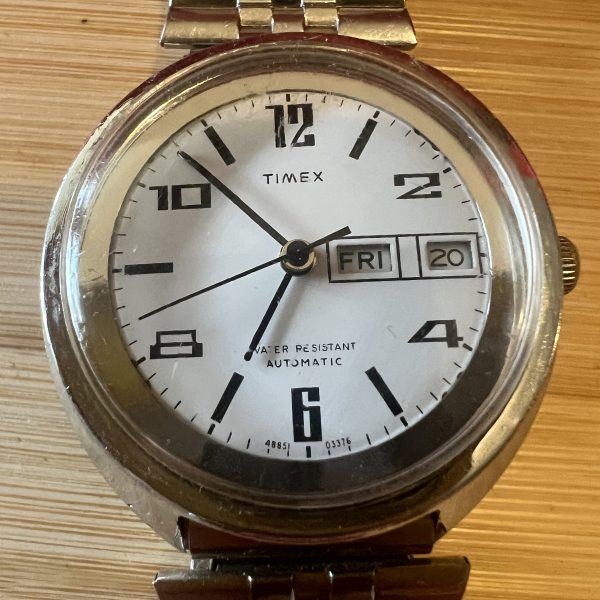 1976 Timex Viscount men’s automatic watch day date