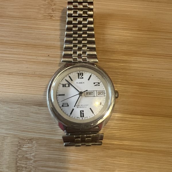 1976 Timex Viscount men’s automatic watch day date - Image 2
