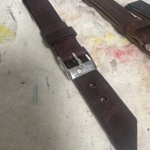 LE Series Goatskin Watch Strap by TTS Atelier - Cherry