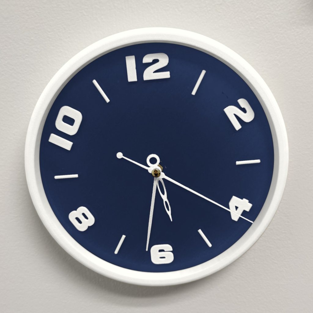 TTS Clockwerque TTSC-1 wall clock Midnight Navy