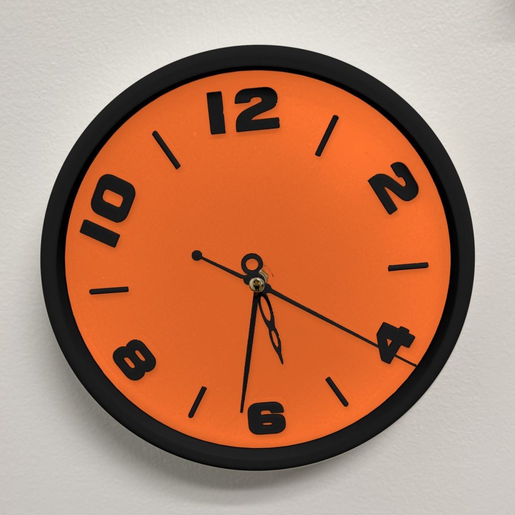 TTS Clockwerque TTSC-1 wall clock Ember