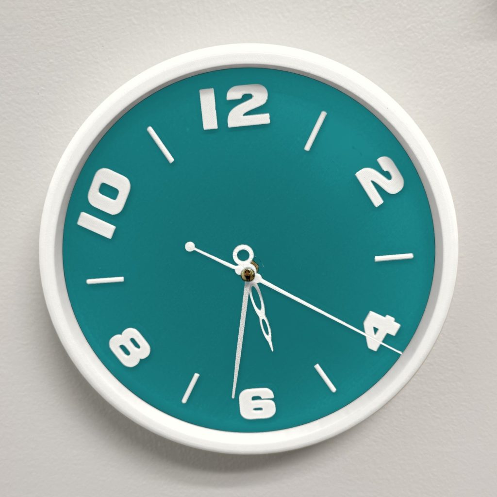 TTS Clockwerque TTSC-1 wall clock Lagoon