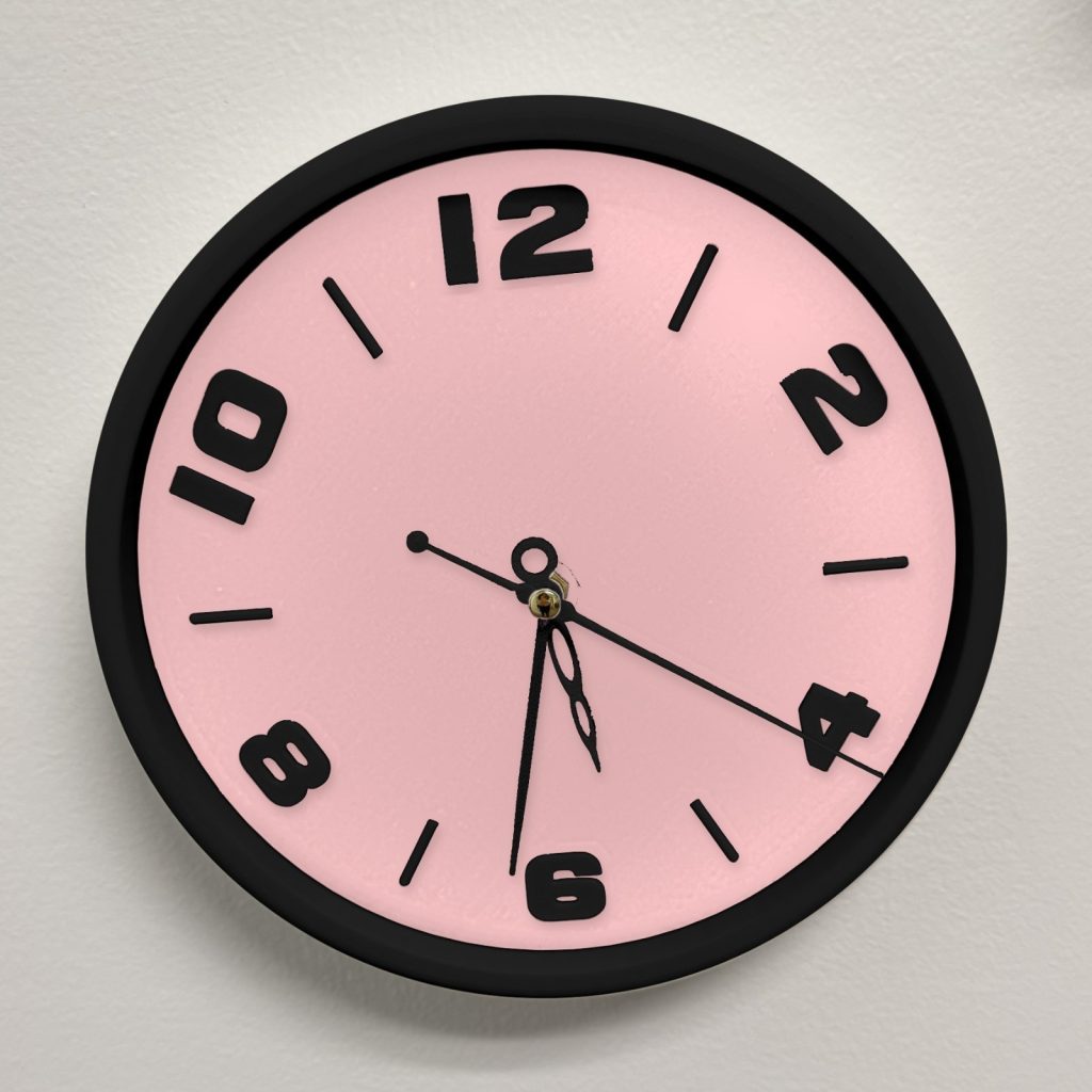 TTS Clockwerque TTSC-1 wall clock Blush