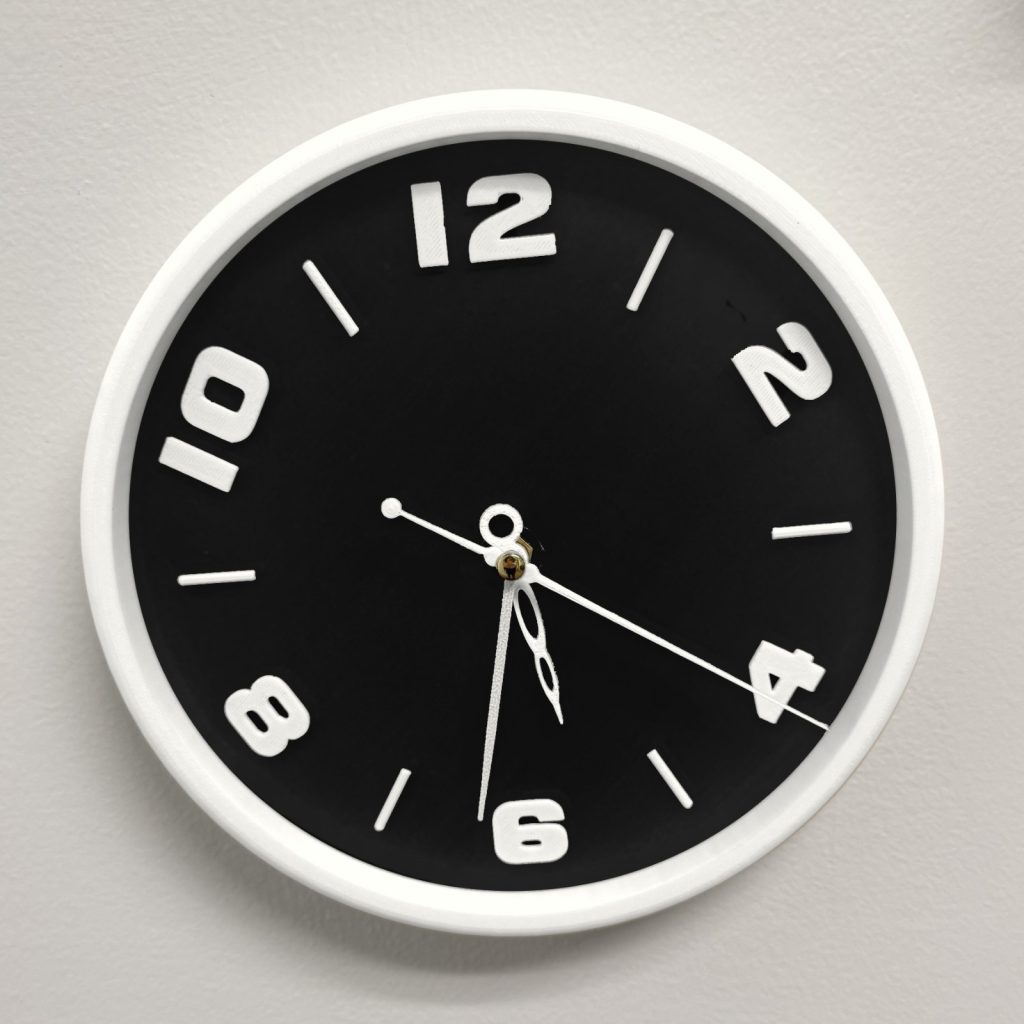 TTS Clockwerque TTSC-1W series wall clock W01 Black