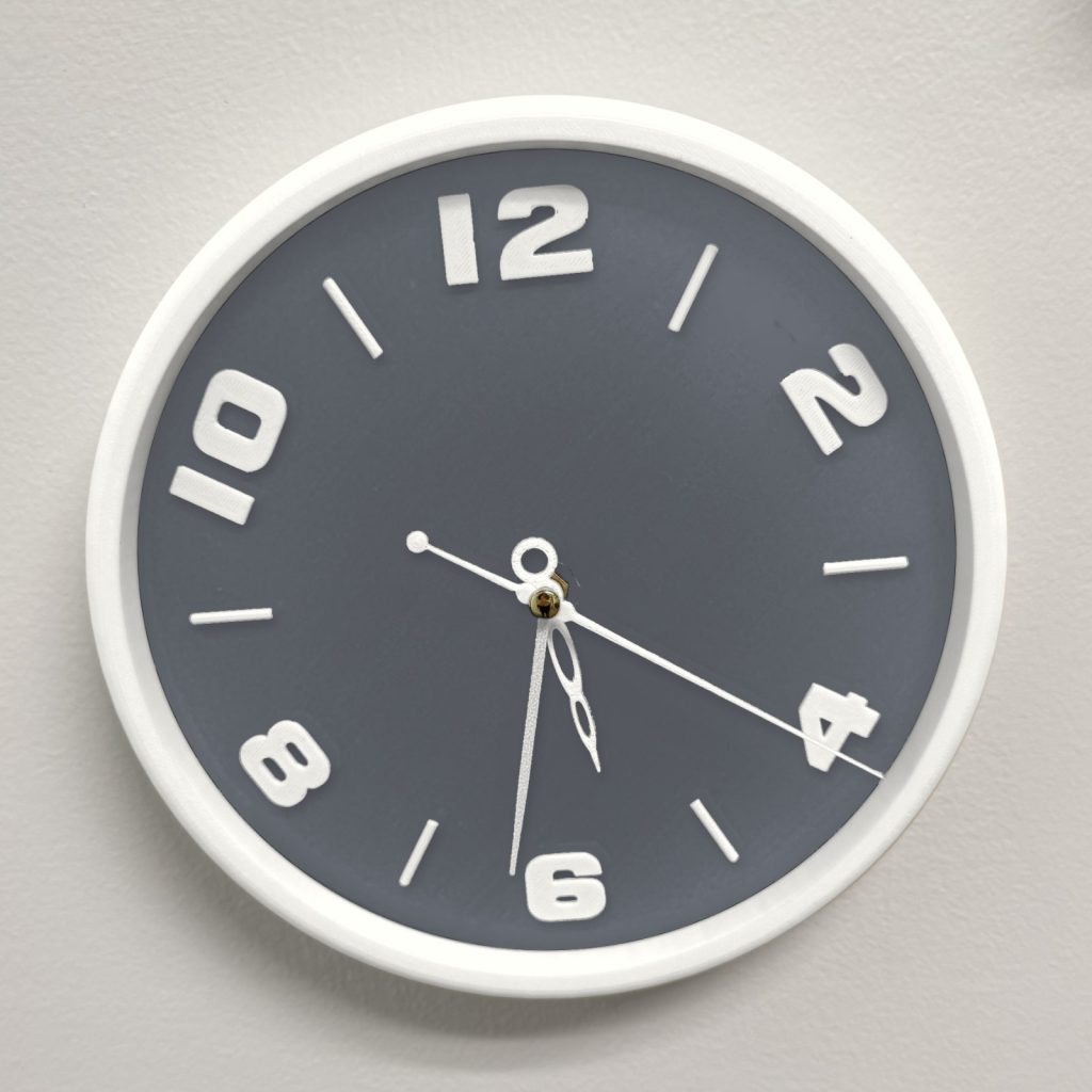 TTS Clockwerque TTSC-1W series wall clock W02 Grey