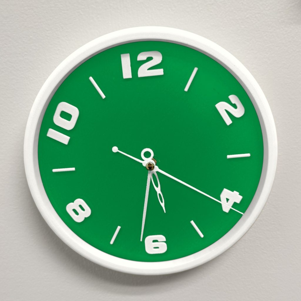 TTS Clockwerque TTSC-1W series wall clock W05 Green