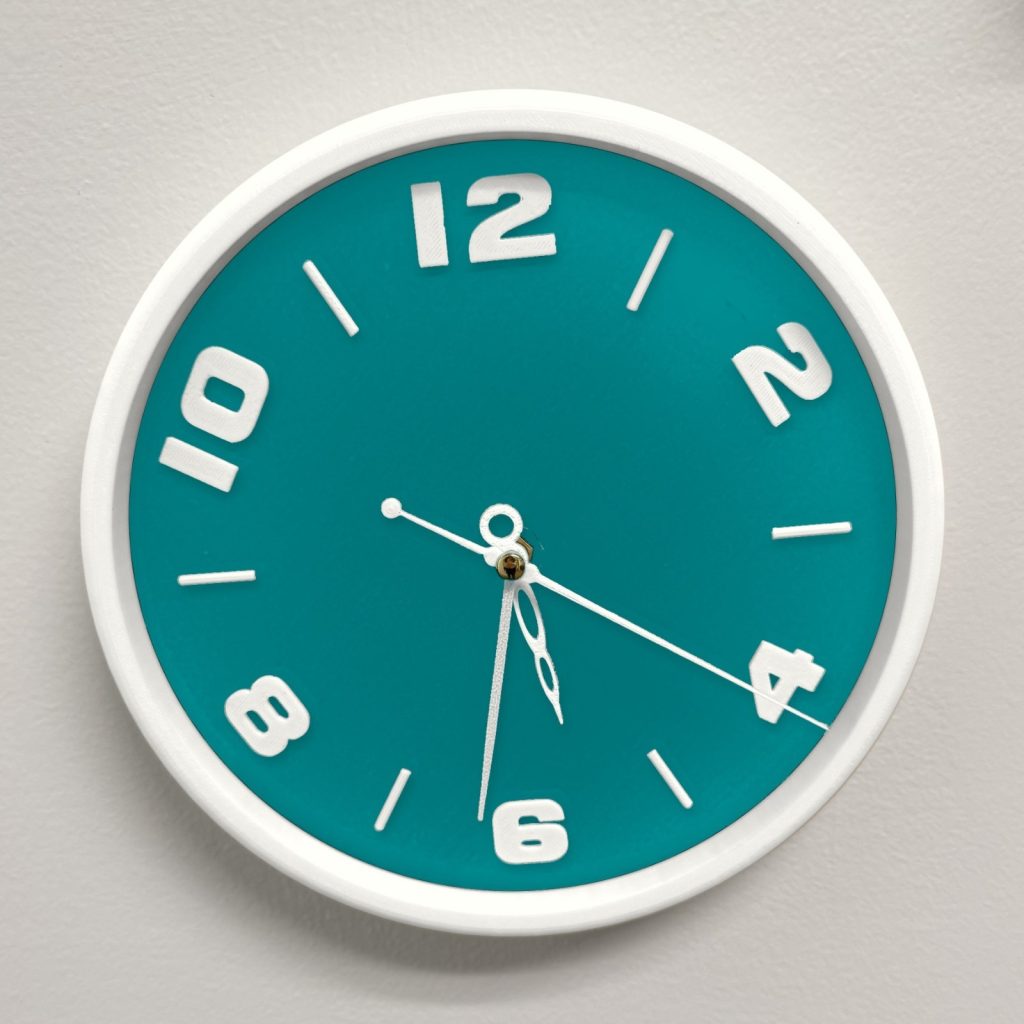 TTS Clockwerque TTSC-1W series wall clock W06 Teal