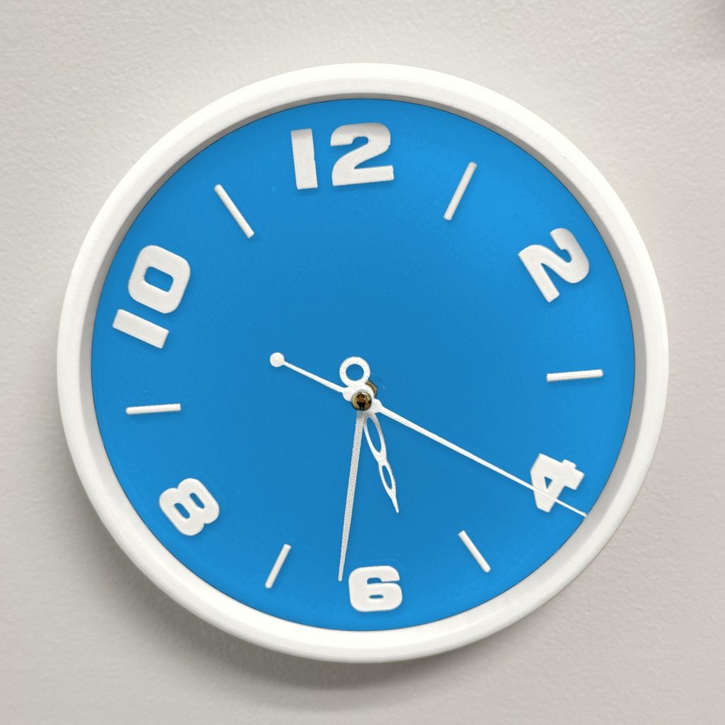 TTS Clockwerque TTSC-1W series wall clock W07 Sky Blue