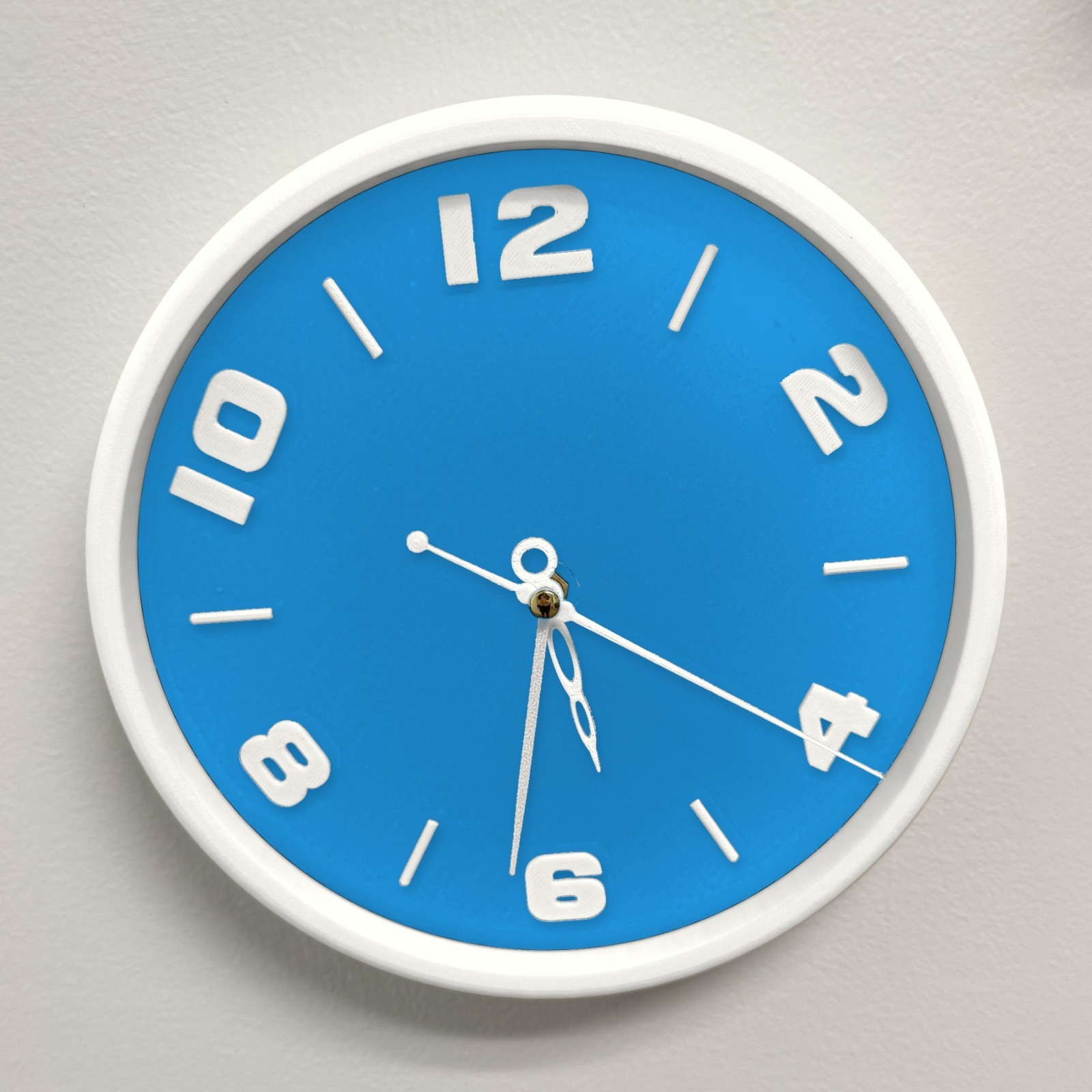 TTS Clockwerque TTSC-1W series wall clock W07 Sky Blue