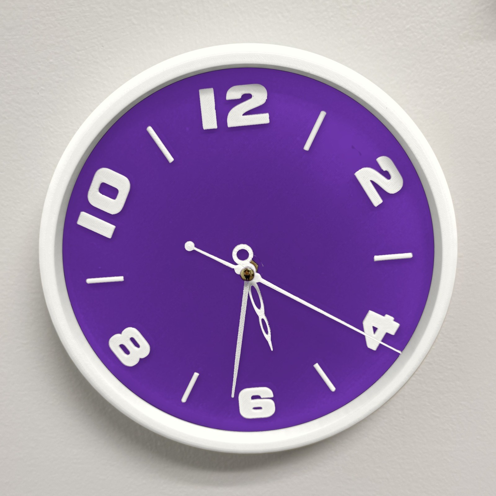 TTS Clockwerque TTSC-1W series wall clock W10 Purple