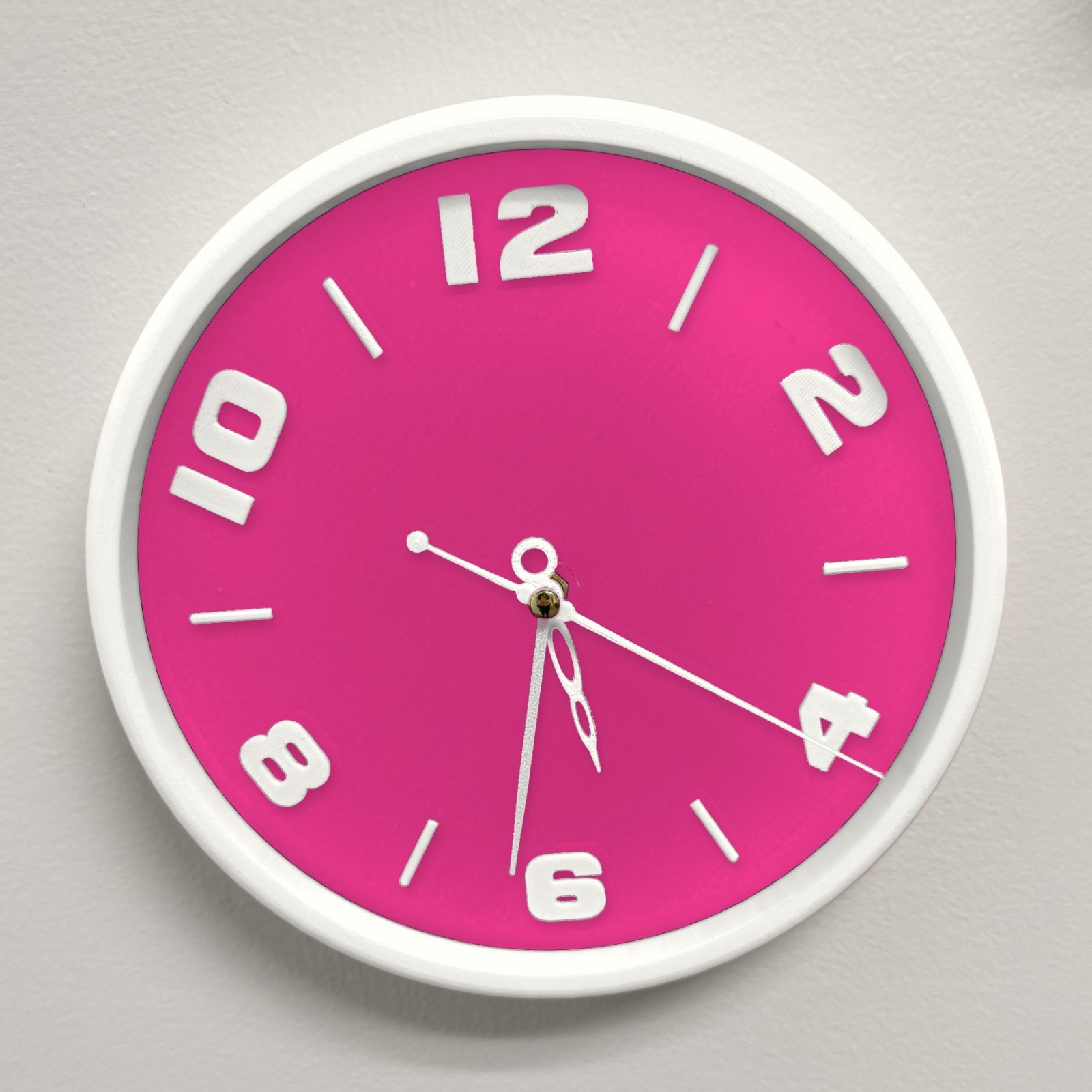 TTS Clockwerque TTSC-1W series wall clock W11 Pink